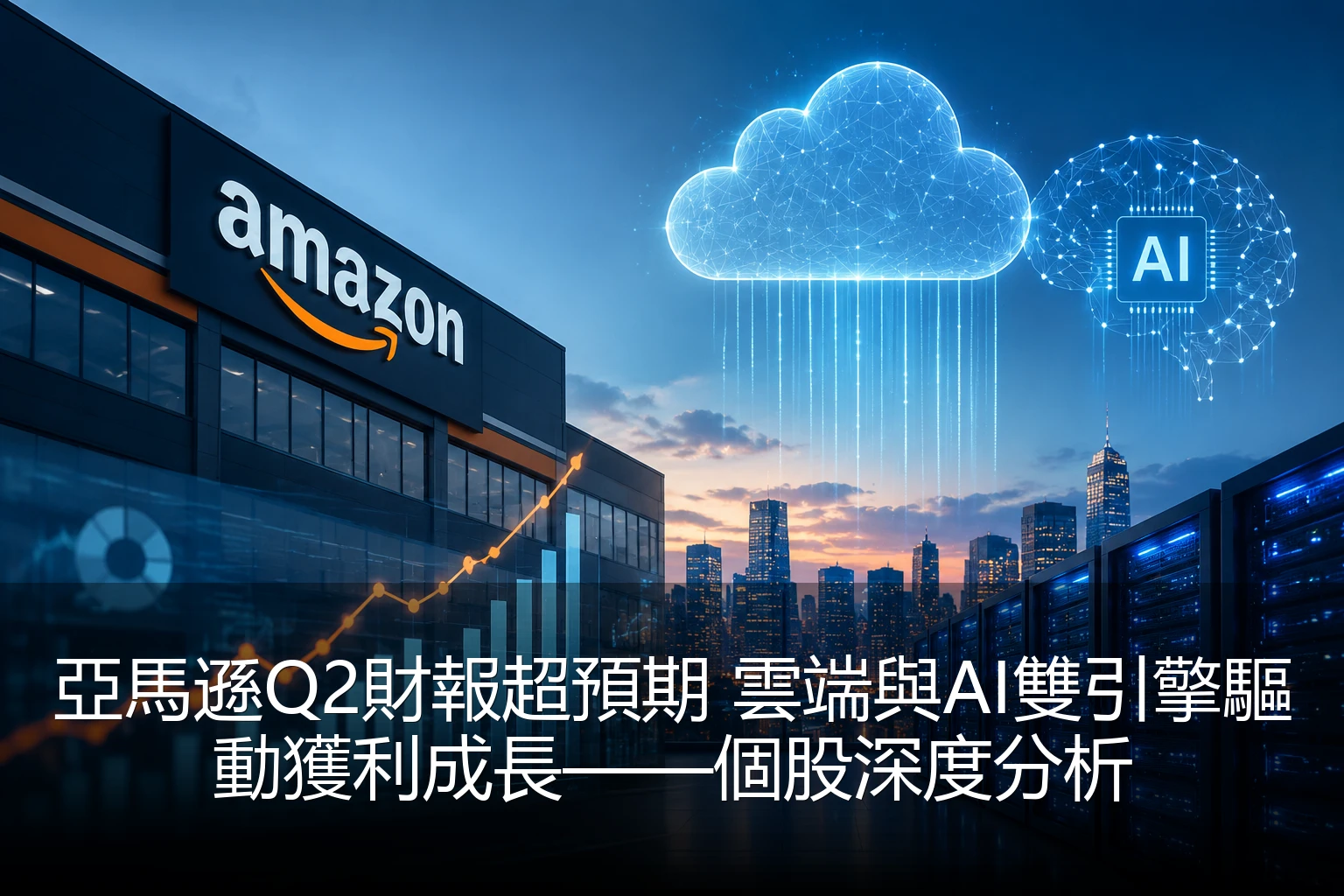 亞馬遜Q2財報超預期 雲端與AI雙引擎驅動獲利成長——個股深度分析