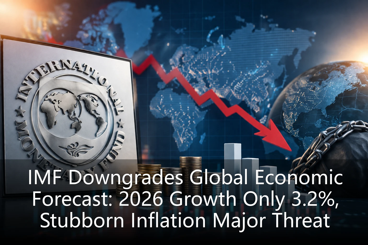 IMF Downgrades Global Economic Forecast: 2026 Growth Only 3.2%, Stubborn Inflation Major Threat