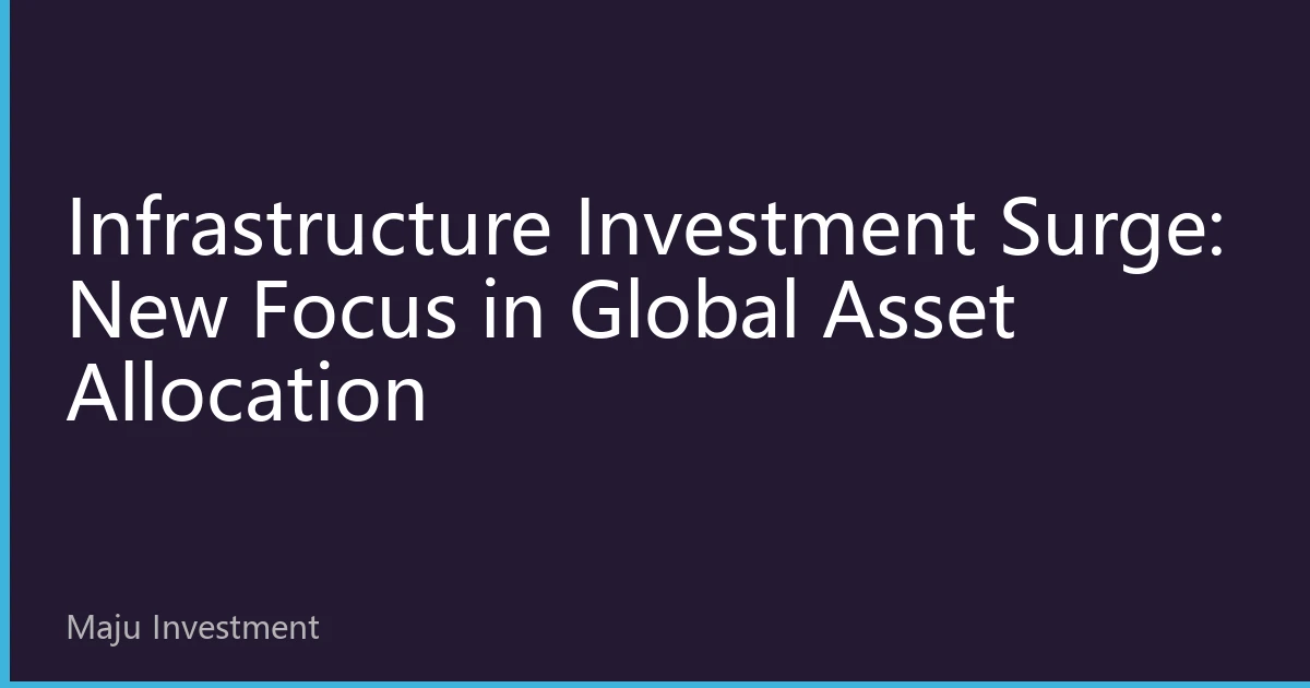 Infrastructure Investment Surge: New Focus in Global Asset Allocation