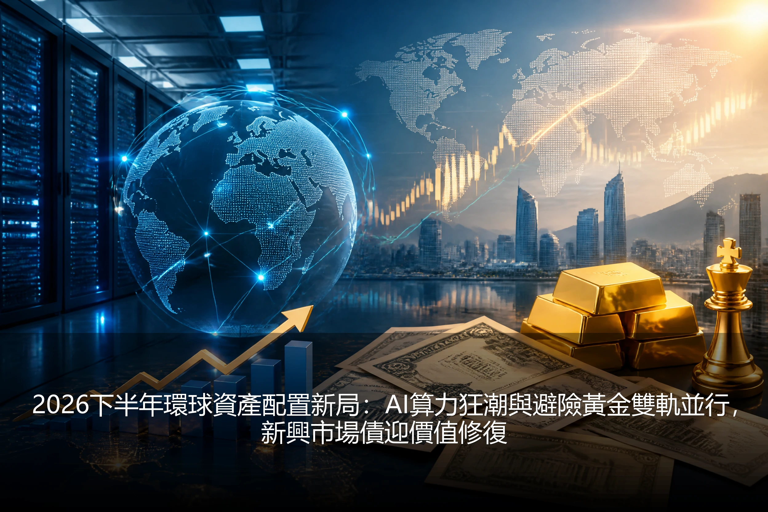 2026下半年環球資產配置新局：AI算力狂潮與避險黃金雙軌並行，新興市場債迎價值修復