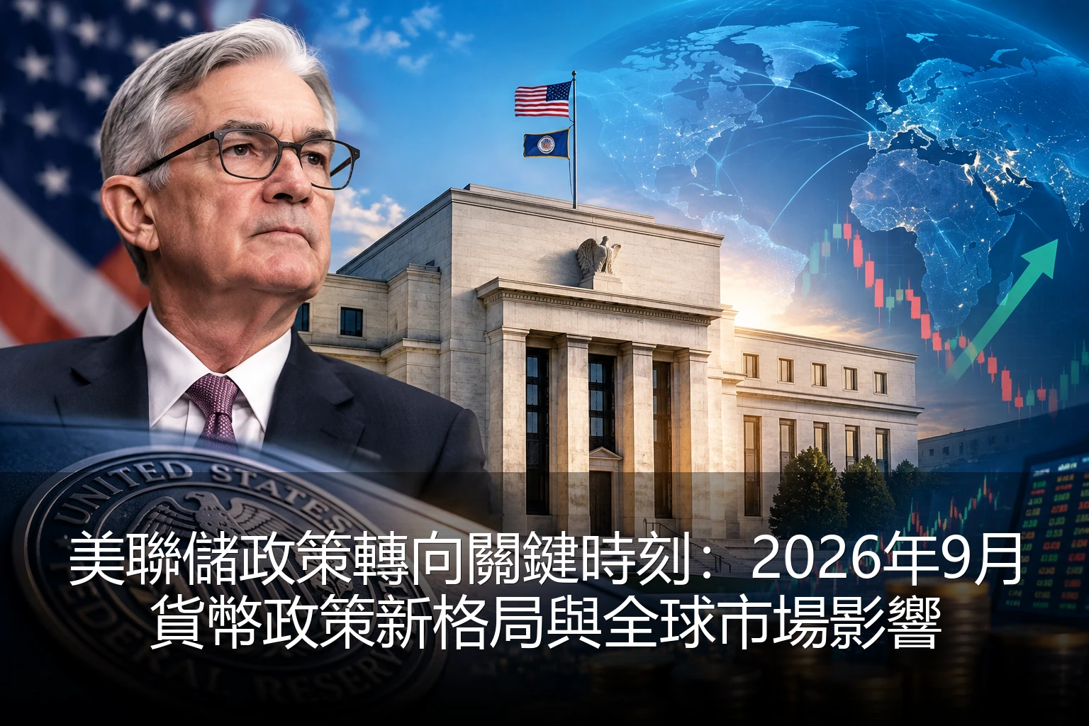 美聯儲政策轉向關鍵時刻：2026年9月貨幣政策新格局與全球市場影響